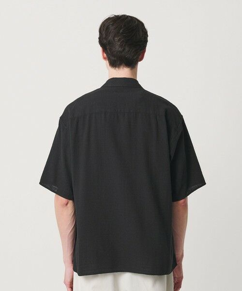 BEAUTY&YOUTH UNITED ARROWS / ビューティー&ユース ユナイテッドアローズ シャツ・ブラウス | ライト ツイードライク オープンカラー シャツ GRANDE TAPERD型 | 詳細11