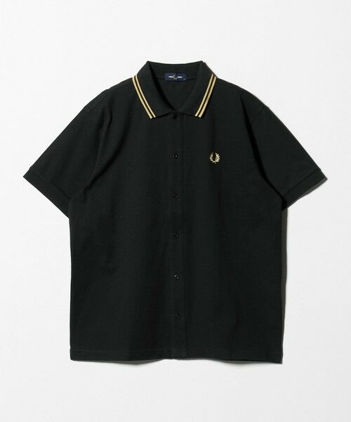 BEAUTY&YOUTH UNITED ARROWS / ビューティー&ユース ユナイテッドアローズ シャツ・ブラウス | 【別注】＜FRED PERRY＞ツインティップ ボタンスルー シャツ（BLACK）