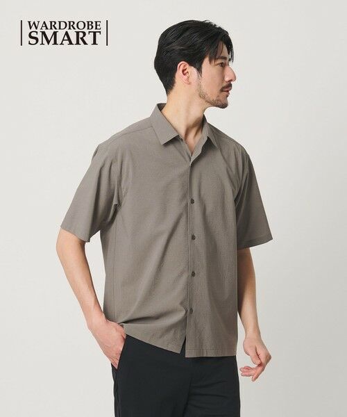 BEAUTY&YOUTH UNITED ARROWS / ビューティー&ユース ユナイテッドアローズ シャツ・ブラウス | 【WEB限定 WARDROBE SMART】サマーファンクション シャツ【吸水速乾】(OLIVE)