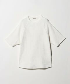BEAUTY&YOUTH UNITED ARROWS / ビューティー&ユース ユナイテッドアローズ カットソー | ビッグ ワッフル クルーネック ショートスリーブ Tシャツ