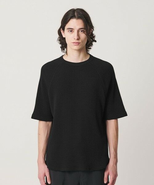 BEAUTY&YOUTH UNITED ARROWS / ビューティー&ユース ユナイテッドアローズ カットソー | ビッグ ワッフル クルーネック ショートスリーブ Tシャツ | 詳細7