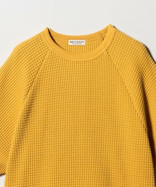 BEAUTY&YOUTH UNITED ARROWS / ビューティー&ユース ユナイテッドアローズ カットソー | ビッグ ワッフル クルーネック ショートスリーブ Tシャツ | 詳細17
