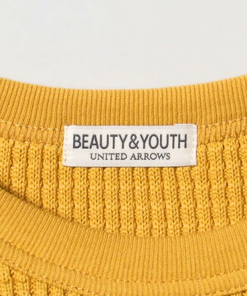 BEAUTY&YOUTH UNITED ARROWS / ビューティー&ユース ユナイテッドアローズ カットソー | ビッグ ワッフル クルーネック ショートスリーブ Tシャツ | 詳細20