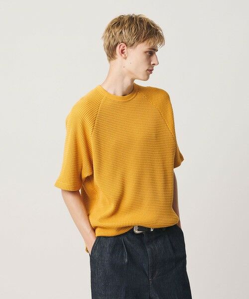 BEAUTY&YOUTH UNITED ARROWS / ビューティー&ユース ユナイテッドアローズ カットソー | ビッグ ワッフル クルーネック ショートスリーブ Tシャツ | 詳細13