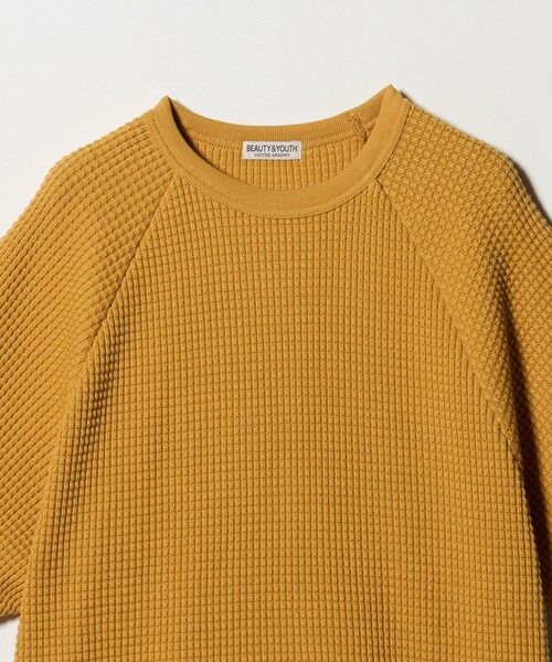 BEAUTY&YOUTH UNITED ARROWS / ビューティー&ユース ユナイテッドアローズ カットソー | ビッグ ワッフル クルーネック ショートスリーブ Tシャツ | 詳細6