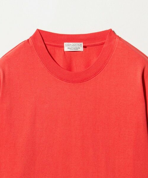 BEAUTY&YOUTH UNITED ARROWS / ビューティー&ユース ユナイテッドアローズ カットソー | ギザ ガーメントダイ クロップド Tシャツ | 詳細13