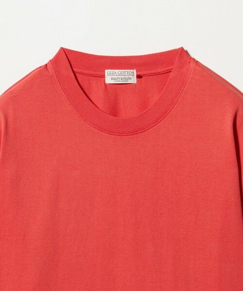 BEAUTY&YOUTH UNITED ARROWS / ビューティー&ユース ユナイテッドアローズ カットソー | ギザ ガーメントダイ クロップド Tシャツ | 詳細7