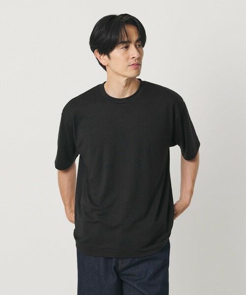 BEAUTY&YOUTH UNITED ARROWS / ビューティー&ユース ユナイテッドアローズ カットソー | リネン テクスチャード クルーネック Tシャツ | 詳細1
