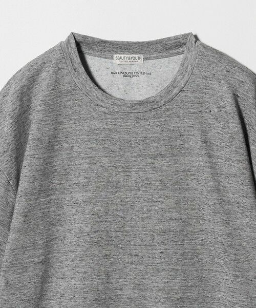 BEAUTY&YOUTH UNITED ARROWS / ビューティー&ユース ユナイテッドアローズ カットソー | リネン テクスチャード クルーネック Tシャツ | 詳細13