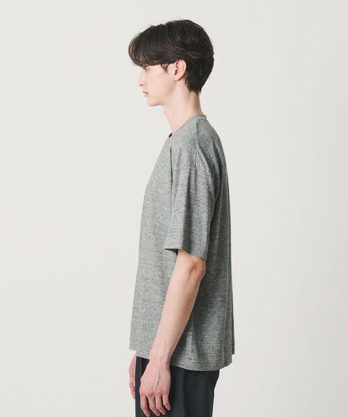 BEAUTY&YOUTH UNITED ARROWS / ビューティー&ユース ユナイテッドアローズ カットソー | リネン テクスチャード クルーネック Tシャツ | 詳細9