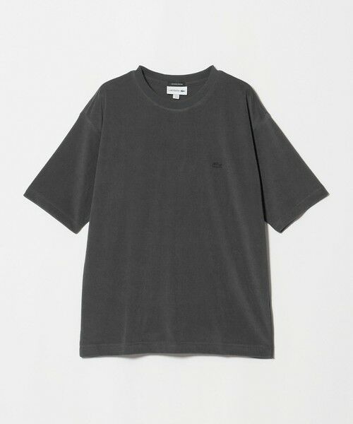 BEAUTY&YOUTH UNITED ARROWS / ビューティー&ユース ユナイテッドアローズ カットソー | ＜LACOSTE for BEAUTY&YOUTH＞ ワントーン パイル ショートスリーブ Tシャツ | 詳細1