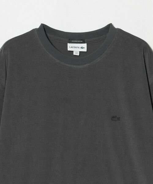 BEAUTY&YOUTH UNITED ARROWS / ビューティー&ユース ユナイテッドアローズ カットソー | ＜LACOSTE for BEAUTY&YOUTH＞ ワントーン パイル ショートスリーブ Tシャツ | 詳細2