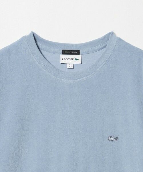 BEAUTY&YOUTH UNITED ARROWS / ビューティー&ユース ユナイテッドアローズ カットソー | ＜LACOSTE for BEAUTY&YOUTH＞ ワントーン パイル ショートスリーブ Tシャツ | 詳細6