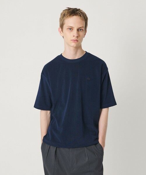 BEAUTY&YOUTH UNITED ARROWS / ビューティー&ユース ユナイテッドアローズ カットソー | ＜LACOSTE for BEAUTY&YOUTH＞ ワントーン パイル ショートスリーブ Tシャツ | 詳細9