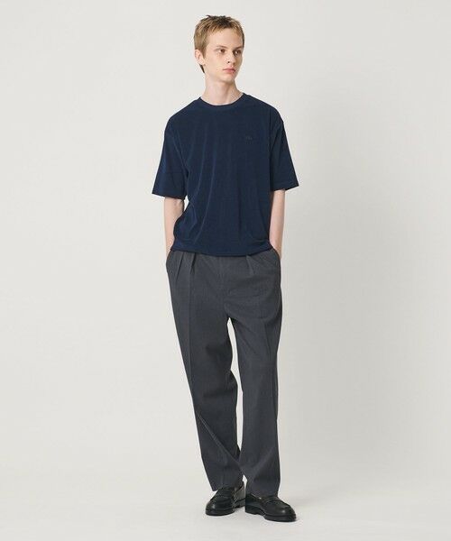 BEAUTY&YOUTH UNITED ARROWS / ビューティー&ユース ユナイテッドアローズ カットソー | ＜LACOSTE for BEAUTY&YOUTH＞ ワントーン パイル ショートスリーブ Tシャツ | 詳細10