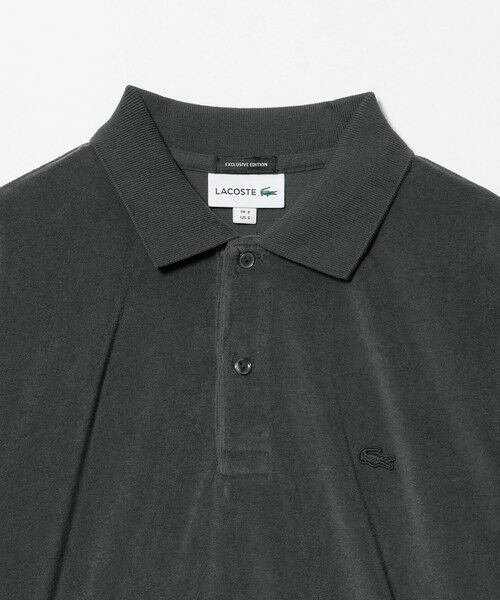 BEAUTY&YOUTH UNITED ARROWS / ビューティー&ユース ユナイテッドアローズ カットソー | ＜LACOSTE for BEAUTY&YOUTH＞ ワントーン パイル ショートスリーブ ポロシャツ | 詳細5