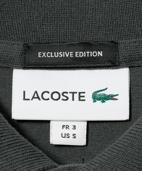 BEAUTY&YOUTH UNITED ARROWS / ビューティー&ユース ユナイテッドアローズ カットソー | ＜LACOSTE for BEAUTY&YOUTH＞ ワントーン パイル ショートスリーブ ポロシャツ | 詳細11