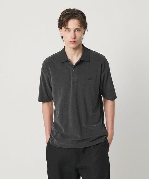 BEAUTY&YOUTH UNITED ARROWS / ビューティー&ユース ユナイテッドアローズ カットソー | ＜LACOSTE for BEAUTY&YOUTH＞ ワントーン パイル ショートスリーブ ポロシャツ | 詳細1
