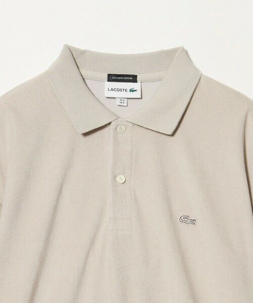 BEAUTY&YOUTH UNITED ARROWS / ビューティー&ユース ユナイテッドアローズ カットソー | ＜LACOSTE for BEAUTY&YOUTH＞ ワントーン パイル ショートスリーブ ポロシャツ | 詳細16