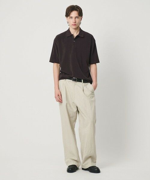 BEAUTY&YOUTH UNITED ARROWS / ビューティー&ユース ユナイテッドアローズ カットソー | ＜LACOSTE for BEAUTY&YOUTH＞ ワントーン パイル ショートスリーブ ポロシャツ | 詳細19