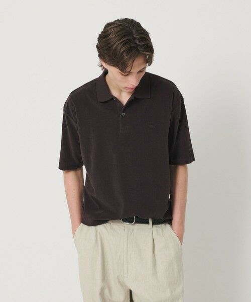 BEAUTY&YOUTH UNITED ARROWS / ビューティー&ユース ユナイテッドアローズ カットソー | ＜LACOSTE for BEAUTY&YOUTH＞ ワントーン パイル ショートスリーブ ポロシャツ | 詳細20