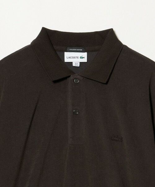 BEAUTY&YOUTH UNITED ARROWS / ビューティー&ユース ユナイテッドアローズ カットソー | ＜LACOSTE for BEAUTY&YOUTH＞ ワントーン パイル ショートスリーブ ポロシャツ | 詳細26
