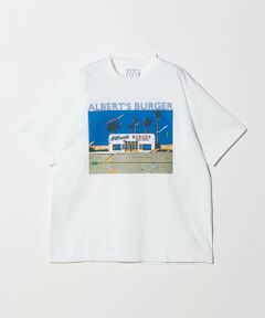 BEAUTY&YOUTH UNITED ARROWS / ビューティー&ユース ユナイテッドアローズ カットソー | 【別注】＜EIZIN SUZUKI＞ALBERT'S BURGER プリント Tシャツ