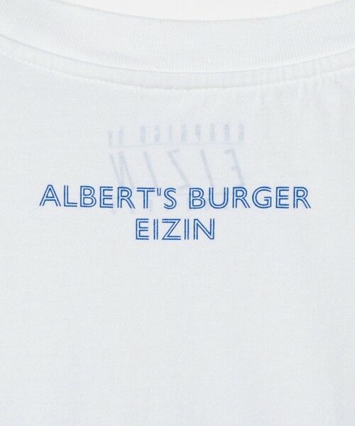 BEAUTY&YOUTH UNITED ARROWS / ビューティー&ユース ユナイテッドアローズ カットソー | 【別注】＜EIZIN SUZUKI＞ALBERT'S BURGER プリント Tシャツ | 詳細6