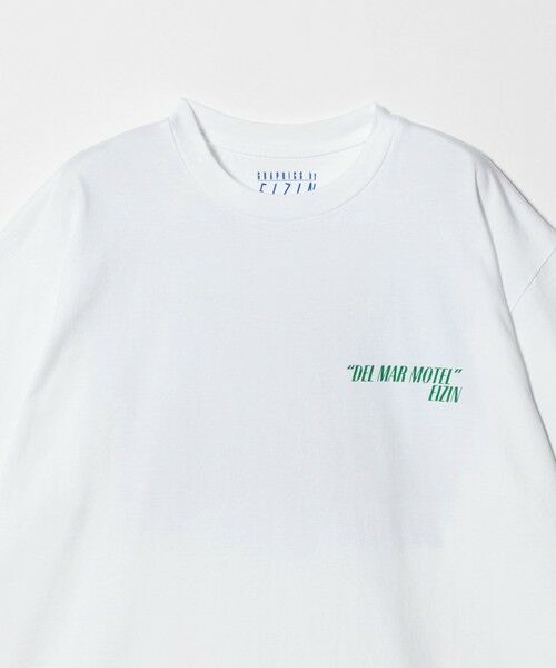 BEAUTY&YOUTH UNITED ARROWS / ビューティー&ユース ユナイテッドアローズ カットソー | 【別注】＜EIZIN SUZUKI＞DEL MAR MOTEL プリント Tシャツ | 詳細2