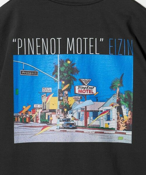 BEAUTY&YOUTH UNITED ARROWS / ビューティー&ユース ユナイテッドアローズ カットソー | 【別注】＜EIZIN SUZUKI＞PINENOT MOTEL プリント Tシャツ | 詳細5