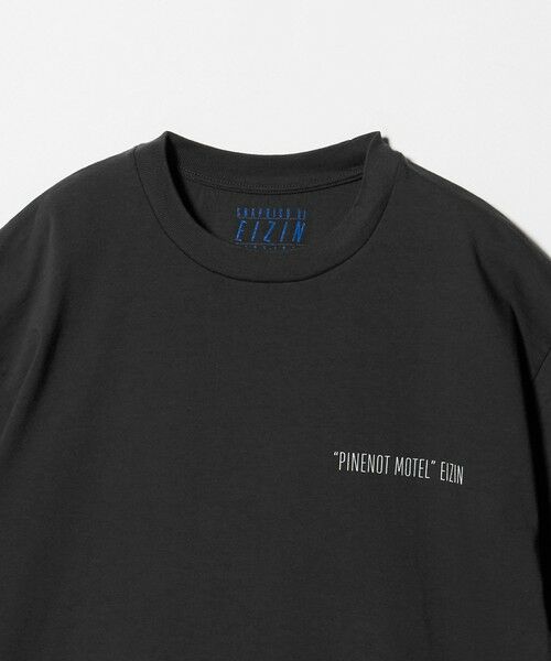 BEAUTY&YOUTH UNITED ARROWS / ビューティー&ユース ユナイテッドアローズ カットソー | 【別注】＜EIZIN SUZUKI＞PINENOT MOTEL プリント Tシャツ | 詳細9