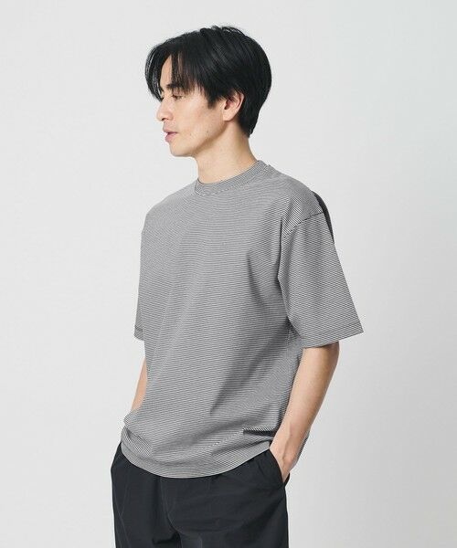 BEAUTY&YOUTH UNITED ARROWS / ビューティー&ユース ユナイテッドアローズ カットソー | クール デオドラント クルーネック ボーダー Tシャツ 接触冷感 抗菌防臭 | 詳細2
