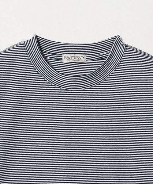 BEAUTY&YOUTH UNITED ARROWS / ビューティー&ユース ユナイテッドアローズ カットソー | クール デオドラント クルーネック ボーダー Tシャツ 接触冷感 抗菌防臭 | 詳細19