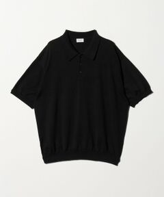 BEAUTY&YOUTH UNITED ARROWS / ビューティー&ユース ユナイテッドアローズ ニット・セーター | HI-LINE グロッシー ギザ 3B ニット ポロシャツ ウォッシャブル
