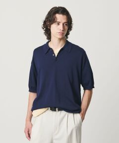 BEAUTY&YOUTH UNITED ARROWS / ビューティー&ユース ユナイテッドアローズ ニット・セーター | HI-LINE グロッシー ギザ 3B ニット ポロシャツ ウォッシャブル