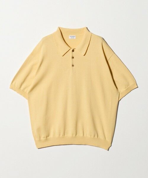 BEAUTY&YOUTH UNITED ARROWS / ビューティー&ユース ユナイテッドアローズ ニット・セーター | HI-LINE グロッシー ギザ 3B ニット ポロシャツ ウォッシャブル | 詳細8