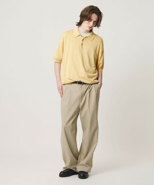 BEAUTY&YOUTH UNITED ARROWS / ビューティー&ユース ユナイテッドアローズ ニット・セーター | HI-LINE グロッシー ギザ 3B ニット ポロシャツ ウォッシャブル | 詳細7