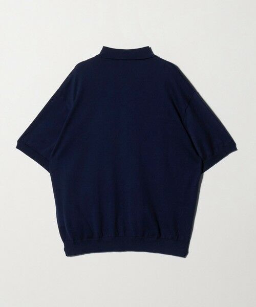 BEAUTY&YOUTH UNITED ARROWS / ビューティー&ユース ユナイテッドアローズ ニット・セーター | HI-LINE グロッシー ギザ 3B ニット ポロシャツ ウォッシャブル | 詳細11