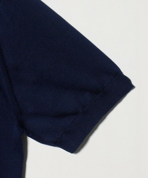BEAUTY&YOUTH UNITED ARROWS / ビューティー&ユース ユナイテッドアローズ ニット・セーター | HI-LINE グロッシー ギザ 3B ニット ポロシャツ ウォッシャブル | 詳細13