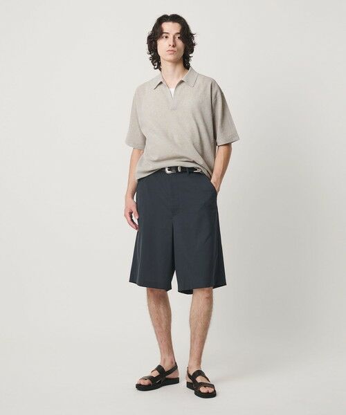 BEAUTY&YOUTH UNITED ARROWS / ビューティー&ユース ユナイテッドアローズ ニット・セーター | KNITEE リネンブレンド ミラノ スキッパー ニット Tシャツ ウォッシャブル | 詳細14