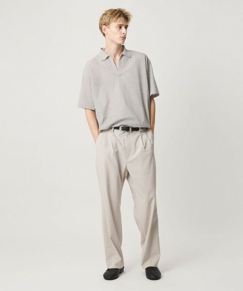 BEAUTY&YOUTH UNITED ARROWS / ビューティー&ユース ユナイテッドアローズ ニット・セーター | KNITEE リネンブレンド ミラノ スキッパー ニット Tシャツ ウォッシャブル | 詳細17