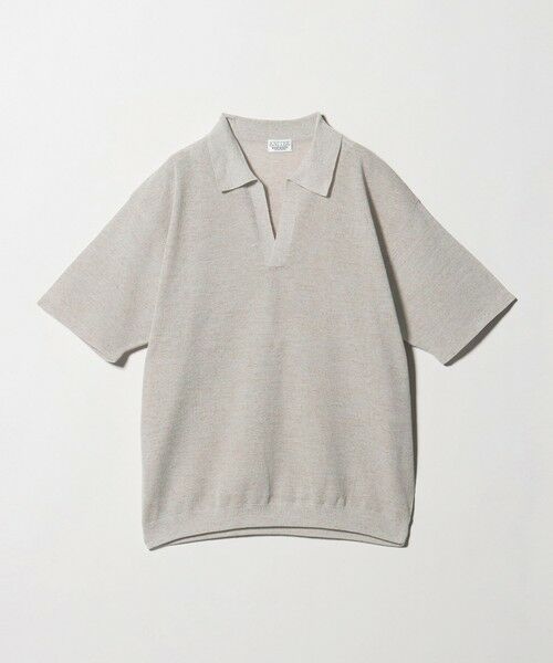 BEAUTY&YOUTH UNITED ARROWS / ビューティー&ユース ユナイテッドアローズ ニット・セーター | KNITEE リネンブレンド ミラノ スキッパー ニット Tシャツ ウォッシャブル | 詳細14