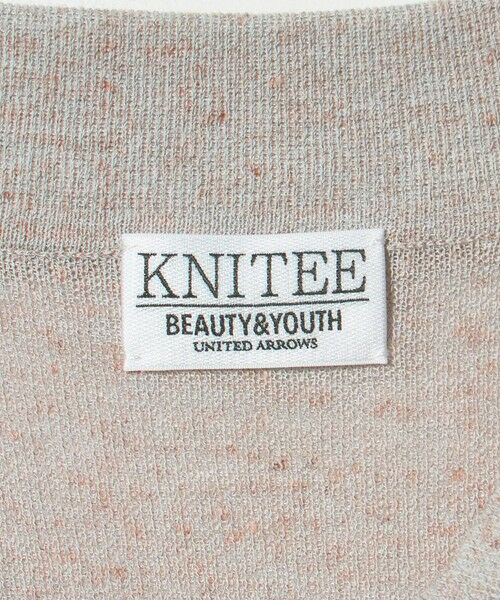 BEAUTY&YOUTH UNITED ARROWS / ビューティー&ユース ユナイテッドアローズ ニット・セーター | KNITEE リネンブレンド ミラノ スキッパー ニット Tシャツ ウォッシャブル | 詳細19