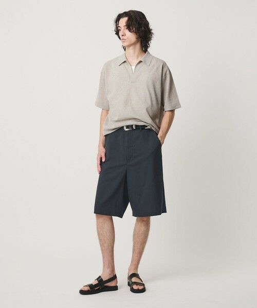 BEAUTY&YOUTH UNITED ARROWS / ビューティー&ユース ユナイテッドアローズ ニット・セーター | KNITEE リネンブレンド メリノ スキッパー ニット Tシャツ ウォッシャブル | 詳細10