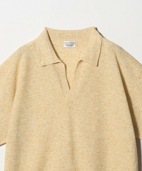 BEAUTY&YOUTH UNITED ARROWS / ビューティー&ユース ユナイテッドアローズ ニット・セーター | KNITEE リネンブレンド ミラノ スキッパー ニット Tシャツ ウォッシャブル | 詳細27