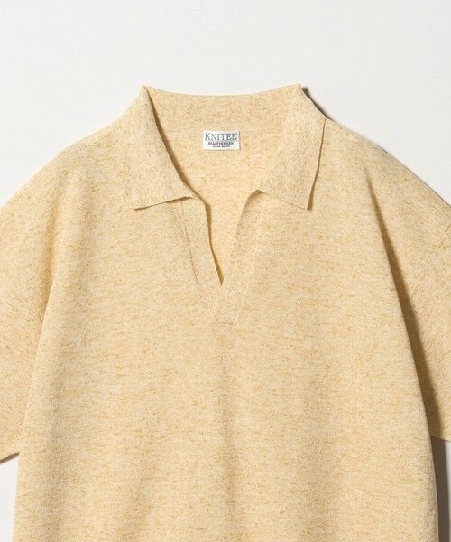 BEAUTY&YOUTH UNITED ARROWS / ビューティー&ユース ユナイテッドアローズ ニット・セーター | KNITEE リネンブレンド ミラノ スキッパー ニット Tシャツ ウォッシャブル | 詳細29