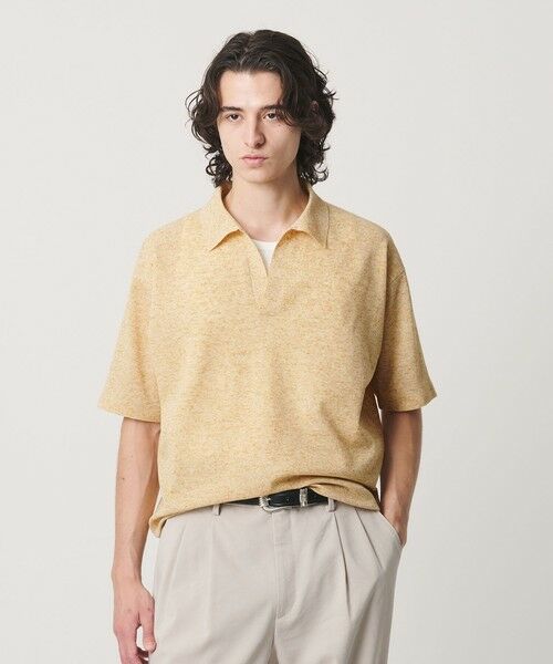 BEAUTY&YOUTH UNITED ARROWS / ビューティー&ユース ユナイテッドアローズ ニット・セーター | KNITEE リネンブレンド ミラノ スキッパー ニット Tシャツ ウォッシャブル | 詳細26