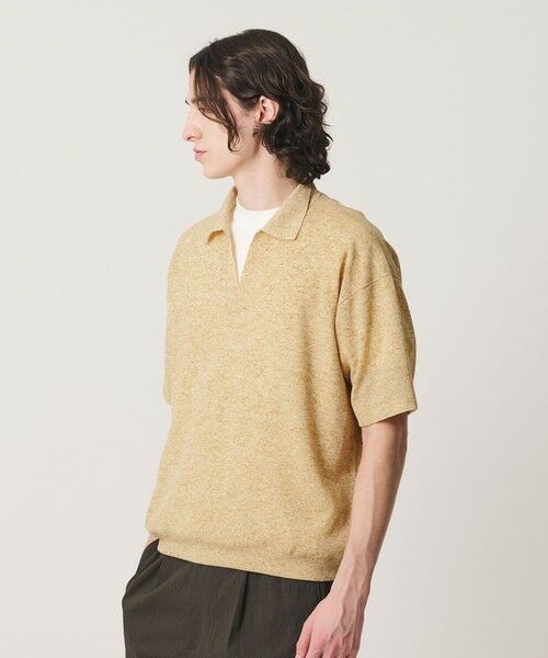 BEAUTY&YOUTH UNITED ARROWS / ビューティー&ユース ユナイテッドアローズ ニット・セーター | KNITEE リネンブレンド ミラノ スキッパー ニット Tシャツ ウォッシャブル | 詳細27