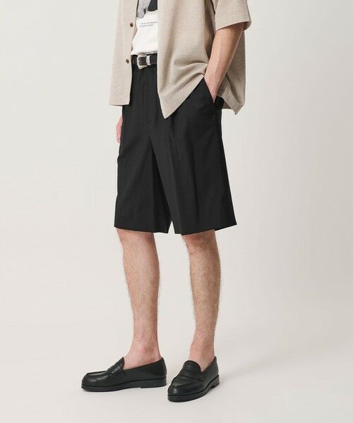 BEAUTY&YOUTH UNITED ARROWS / ビューティー&ユース ユナイテッドアローズ ショート・ハーフ・半端丈パンツ | ウーステッド リラックス イージー ショーツ ウォッシャブル | 詳細1