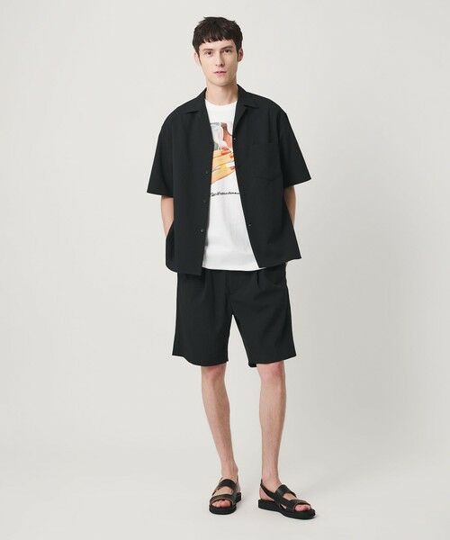 BEAUTY&YOUTH UNITED ARROWS / ビューティー&ユース ユナイテッドアローズ ショート・ハーフ・半端丈パンツ | KOMATSU PACK トロピカル 1プリーツ ショーツ ストレッチ 吸水速乾 UVカット セットアップ対応 | 詳細1